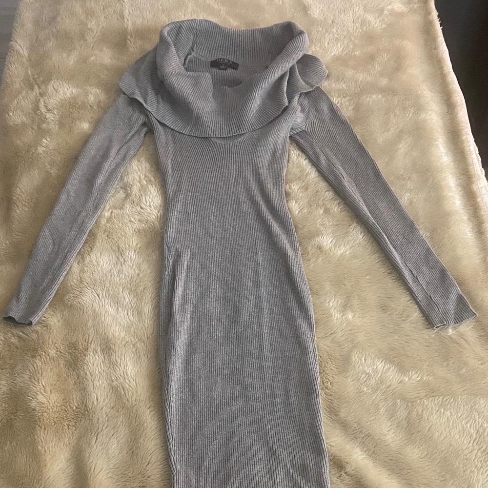 Hera Collection Silver Long Sleeve Dress